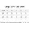 imageGORLYA Girls Sleeveless Casual Jumpsuit Rompers Straight Wide Leg Pants Outfits for 414TPurple Print