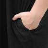 imageGORLYA Girls Summer Casual Loose Tank Swing Midi Cute Shift Dress with Pockets for 414T KidsBlack