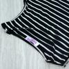 imageGORLYA Girls Summer Casual Loose Tank Swing Midi Cute Shift Dress with Pockets for 414T KidsBlack Stripe