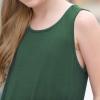 imageGORLYA Girls Summer Casual Loose Tank Swing Midi Cute Shift Dress with Pockets for 414T KidsGreen