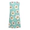 imageGORLYA Girls Summer Casual Loose Tank Swing Midi Cute Shift Dress with Pockets for 414T KidsGreen Flower