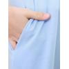 imageGORLYA Girls Summer Casual Loose Tank Swing Midi Cute Shift Dress with Pockets for 414T KidsLight Blue