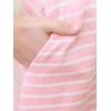 imageGORLYA Girls Summer Casual Loose Tank Swing Midi Cute Shift Dress with Pockets for 414T KidsPink Stripe