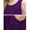 imageGORLYA Girls Summer Casual Loose Tank Swing Midi Cute Shift Dress with Pockets for 414T KidsPurple