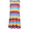 imageGORLYA Girls Summer Casual Loose Tank Swing Midi Cute Shift Dress with Pockets for 414T KidsRainbow