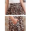 imageGORLYA Girls ALine Elastic High Waist Pleated Swing Maxi Skirt with Pockets for 414TLeopard