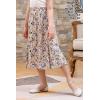 imageGORLYA Girls ALine Elastic High Waist Pleated Swing Maxi Skirt with Pockets for 414TPink Print