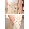 imageGORLYA Girls Boho Casual Elastic High Waist Tiered Ruffle Hem Long Swing Maxi Skirt 414TYellow Print