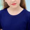 imageGORLYA Girls Cut Slit Sleeve Tie Knot Cuff Stripe Tunic TShirt Casual Pullover Top for 414T KidsNavy