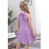imageGORLYA Girls Halter Neck Cold Shoulder Sleeveless Summer Casual Sundress Aline Dress with Pockets for 412 YearsMauve