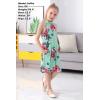 imageGORLYA Girls Halter Neck Cold Shoulder Sleeveless Summer Casual Sundress Aline Dress with Pockets for 412 YearsTeal Print