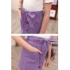 imageGORLYA Girls Paper Bag Elastic Waist Button Trim Front Belted Skirts with Pockets 414TMauve