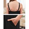 imageGORLYA Girls Casual Sleeveless Strap Backless Jumpsuit Outfits Baggy Harem Overalls Long Pant Jumper Rompers 414TBlack
