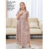 imageGORLYA Girls Modest Faux Wrap Elegant Curvy Split Cheongsam Style Long Maxi Dress with Pockets 414Y