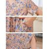 imageGORLYA Girls Modest Faux Wrap Elegant Curvy Split Cheongsam Style Long Maxi Dress with Pockets 414Y