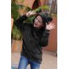imageGORLYA Girls Long Sleeve Casual Cute Teddy Bear Hooded Sweatshirt Plush Pullover Tops for 414TBlack