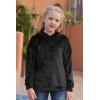 imageGORLYA Girls Long Sleeve Casual Cute Teddy Bear Hooded Sweatshirt Plush Pullover Tops for 414TBlack