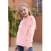 imageGORLYA Girls Long Sleeve Casual Cute Teddy Bear Hooded Sweatshirt Plush Pullover Tops for 414TPink