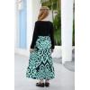 imageGORLYA Girls Short Sleeve Patchwork Floral Print Loose Casual Long Maxi Dress with Pockets for 412 Years KidsBlue Print  Long Sleeve