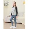 imageGORLYA 2 Pack Girls Contrast Raglan Sleeve TShirt Casual Simple Basic Tee Tops with Pocket for 816YGraypink Long Sleeve