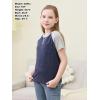 imageGORLYA 2 Pack Girls Contrast Raglan Sleeve TShirt Casual Simple Basic Tee Tops with Pocket for 816YNavyyellow