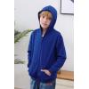 imageGORLYA Girls Hoodie Sweatshirt Solid Full Zip Jacket Casual Classic Tops for 414TBlue