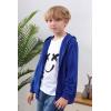 imageGORLYA Girls Hoodie Sweatshirt Solid Full Zip Jacket Casual Classic Tops for 414TBlue