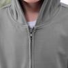 imageGORLYA Girls Hoodie Sweatshirt Solid Full Zip Jacket Casual Classic Tops for 414TGray