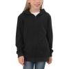 imageGORLYA Girls Hoodie Sweatshirt Solid Full Zip Jacket Casual Classic Tops for 414TBlack