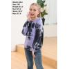 image:imageGORLYA Girls Pullover Tops Cute Cartoon Graphic Print Sweatshirt Clothes for 414 Years Kids GOR105945YPurple ZR