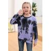 image:imageGORLYA Girls Pullover Tops Cute Cartoon Graphic Print Sweatshirt Clothes for 414 Years Kids GOR105945YPurple ZR